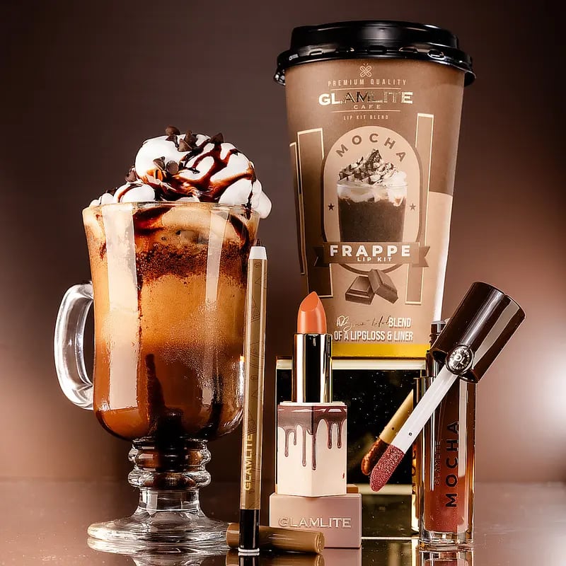 Glamlite Cafe: Coffee Lip Kits. Horchata Lip Gloss