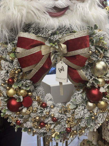 Santa Face Wreath