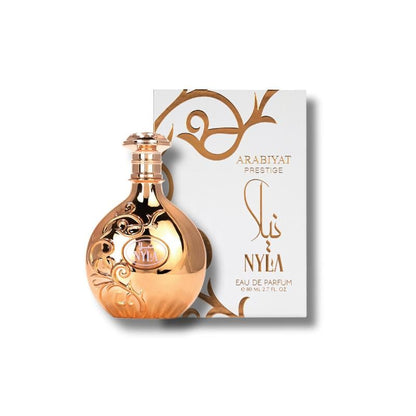 🌸 Nyla EDP by Arabiyat Prestige – A luxurious blend of fruity. floral & warm woody notes for an elegant. lasting scent 🌿💖