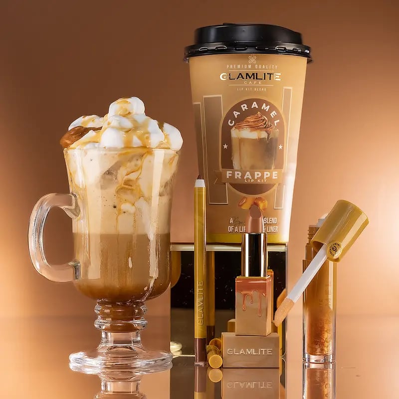 Glamlite Cafe: Coffee Lip Kits. Horchata Lip Gloss