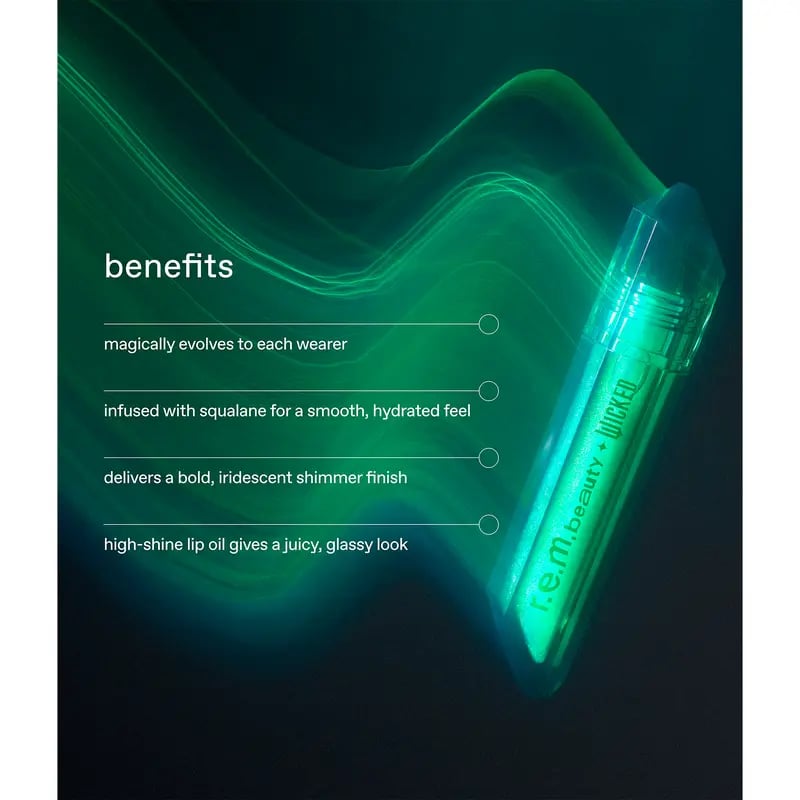 r.e.m. beauty x Wicked: For Good So Popular pH Adaptive Lip Oil