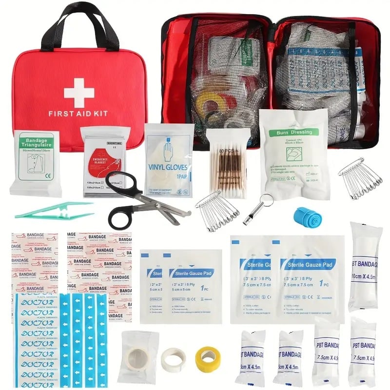 330-piece first aid kit - a must-have for your home! 👍✅