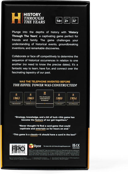 👨‍👩‍👧‍👦HISTORY Channel: Through The Years - A Timeline Trivia Game for Teens & Adults! 🏆