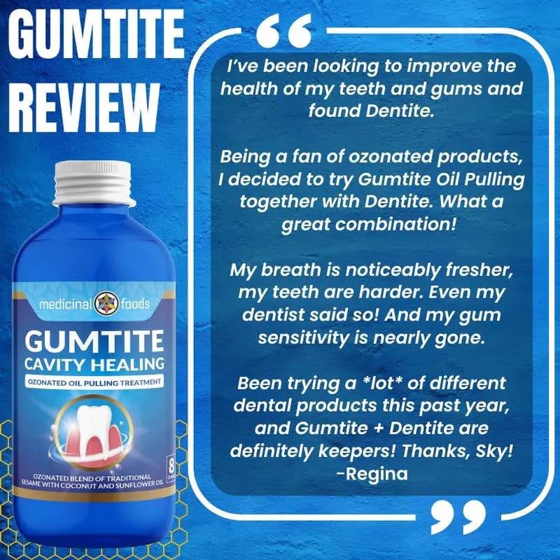 🌿 Gumtite Ozonated Oil Pulling Treatment – The Natural Path to Healthy Gums 🌿