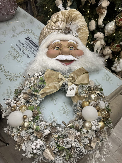 Santa Face Wreath