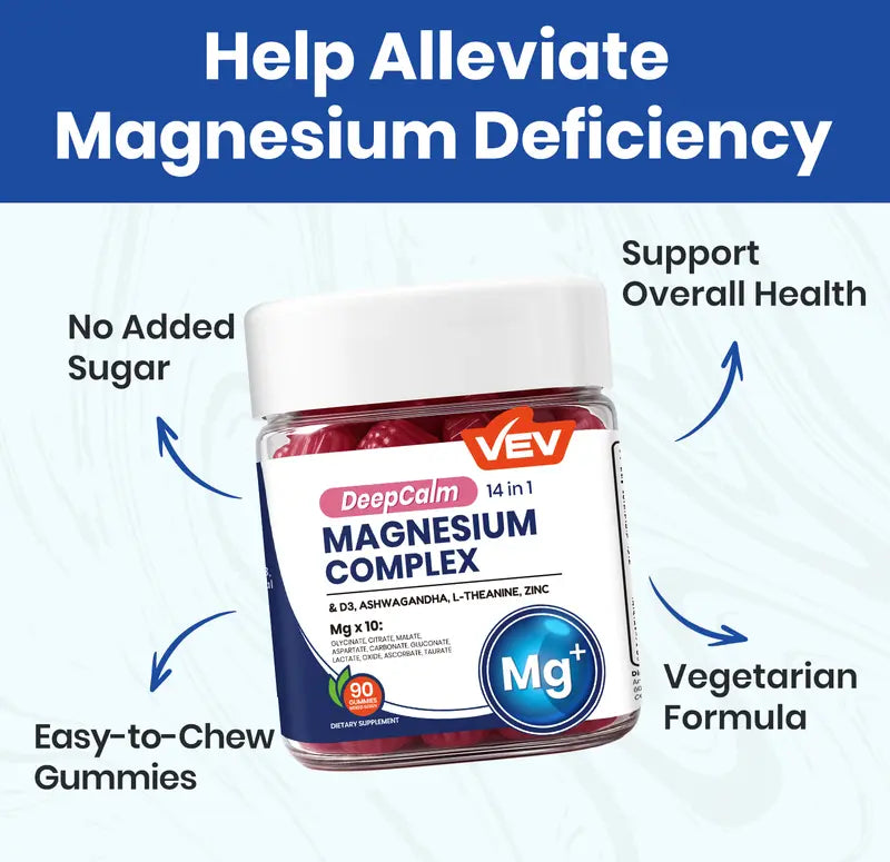 VEV 14-in-1 Magnesium Gummies – with Ashwagandha