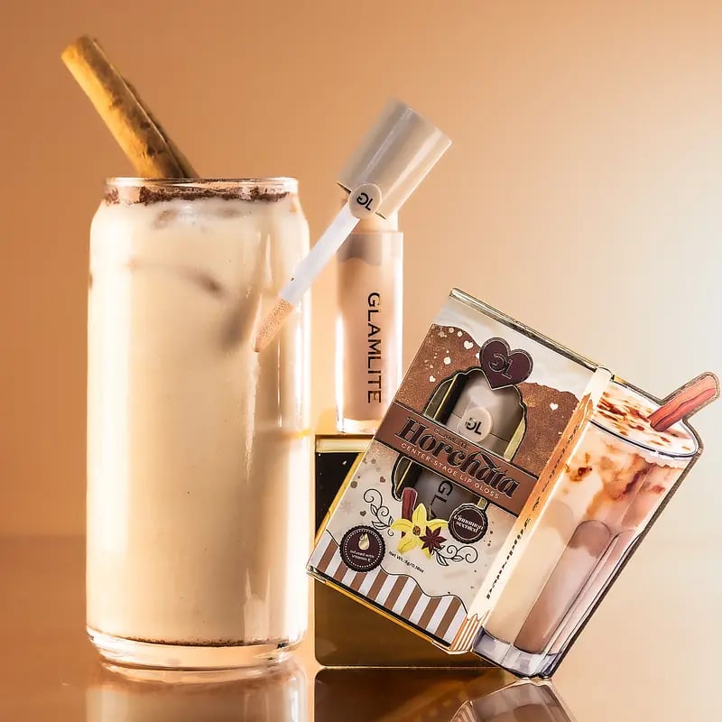 Glamlite Cafe: Coffee Lip Kits. Horchata Lip Gloss