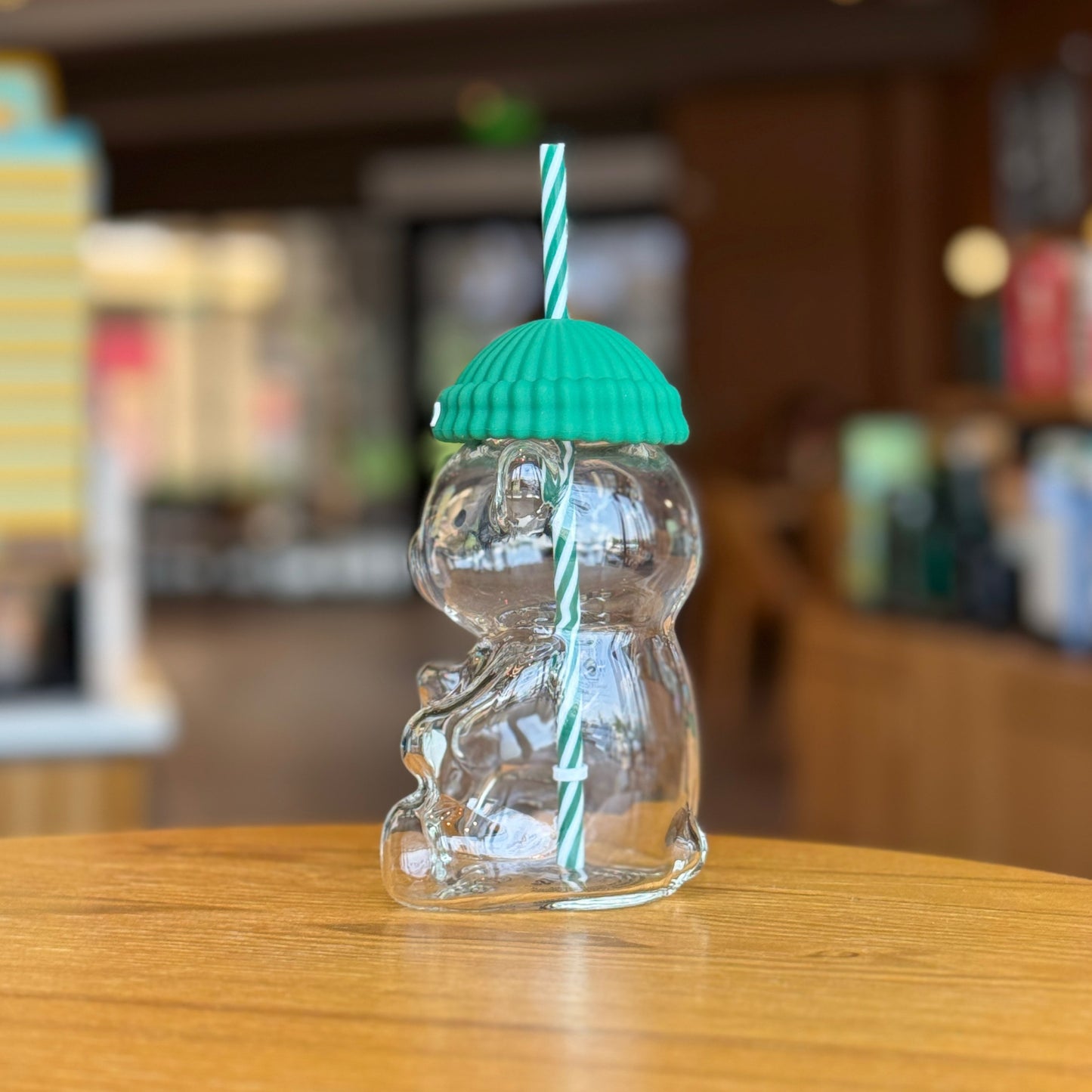Bearista Glass Straw Cup 🐻✨