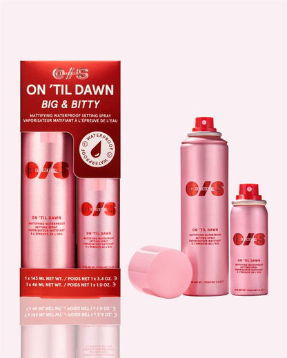 On 'Til Dawn Setting Spray Duo 💦 Long-Lasting. Waterproof & Transfer-Proof Makeup Finish (4.4 oz)