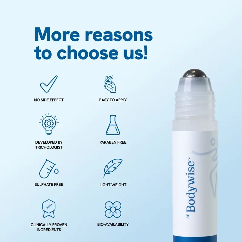 Be Bodywise Advanced Hair Growth Roll-On Serum