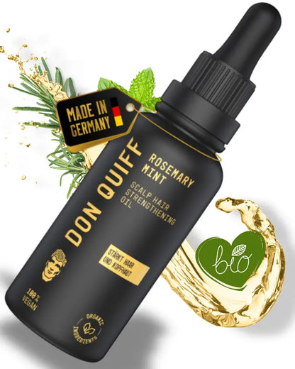 Haar Serum Wachstum und Pflege - PREMIUM Rosmarin+ Haaröl – Bio-zertifiziert