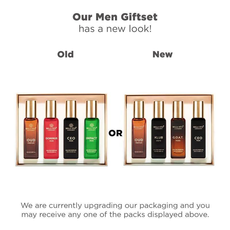 Perfume Gift Set for Men | 4 Luxury Minis