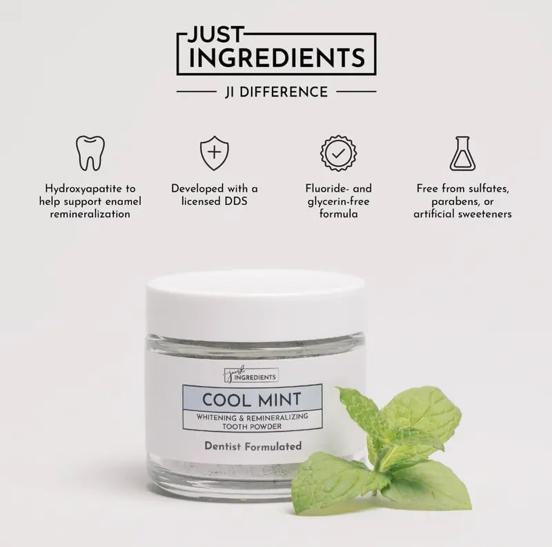 Whitening Remineralizing Tooth Powder (Mint)