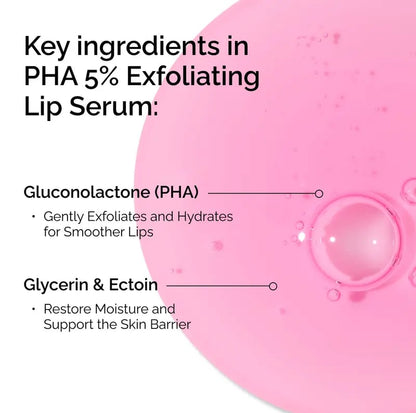 PHA 5% Exfoliating Lip Serum