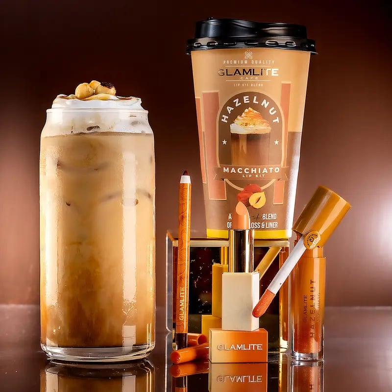 Glamlite Cafe: Coffee Lip Kits. Horchata Lip Gloss